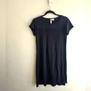 Luxè Collection Black T-shirt Dress Size Small